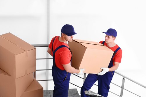 Secure storage units and safe access route