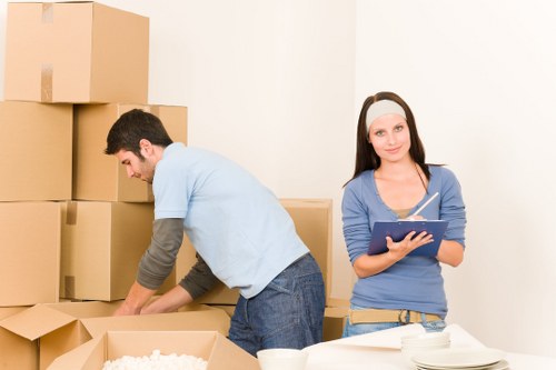 Commercial removals setup for an office move in Primrosehill
