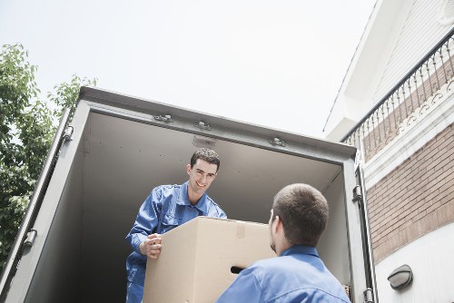 Organised storage space for moving or renovation items