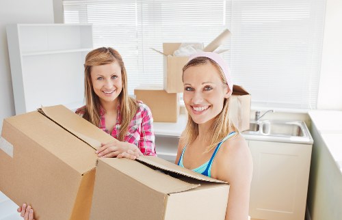 Packed household items prepared for small removals in Primrosehill